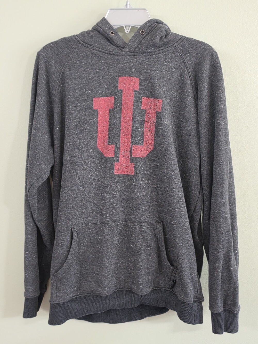 19Nine Hardwood History Indiana Hoosiers Charcoal Grey Hoodie 🏈 Size M 🌟